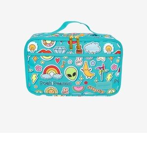 Posh Peanut Blue Bag with Whimsical Design